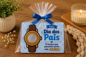 Card Dia dos Pais Ouro